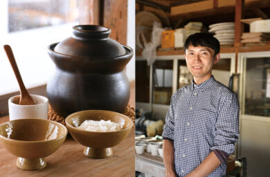 村上雄一さんと炊飯器と茶碗