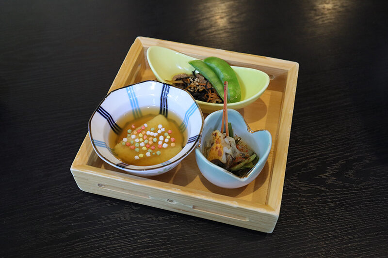 魚菜料理長濱本店の小鉢３種