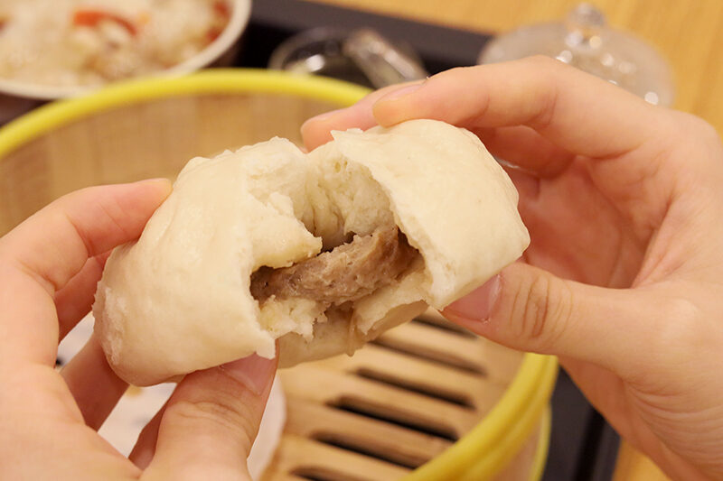 香吉 定食屋の肉まん