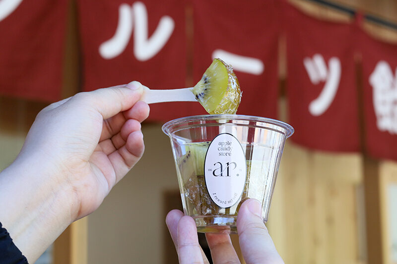 岐阜城楽市 Fruits Candy ar.のフルーツ飴