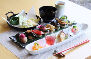 フォレストカフェ sora*neの季節野菜のにぎり寿司 上ランチ