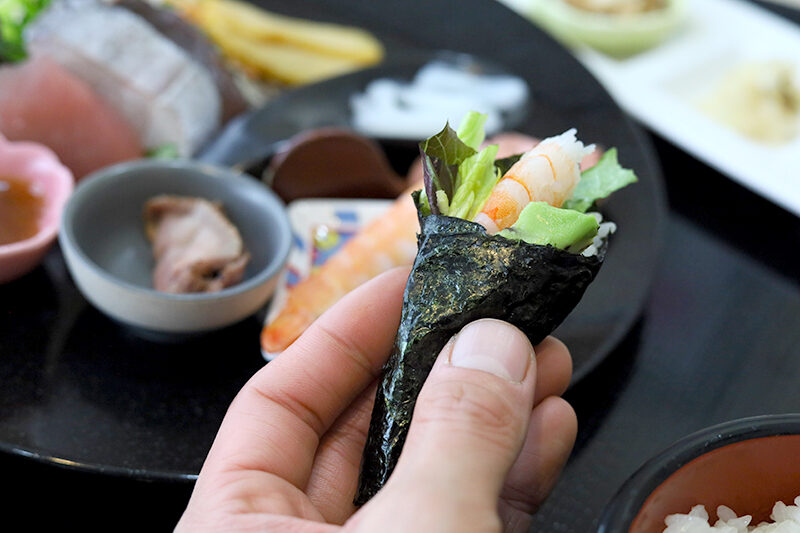 のり手巻きsendou〜千道〜の手巻き寿司