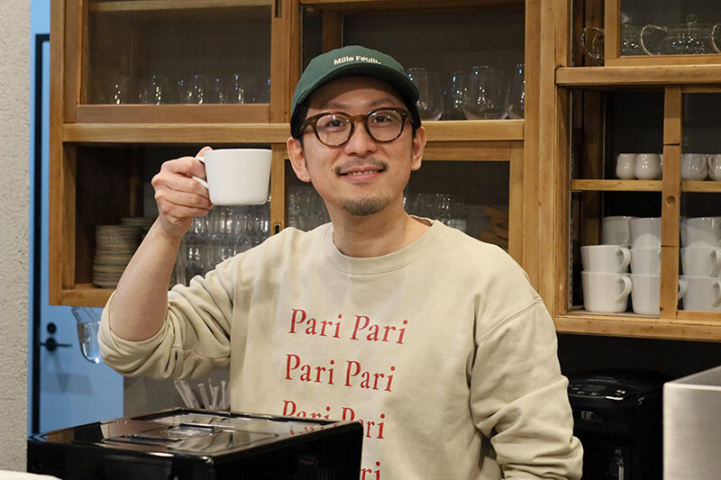 Cafe Millefeuilleの店長