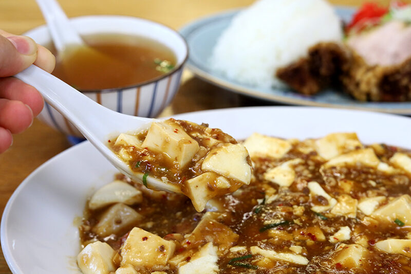 中華料理大門の麻婆豆腐