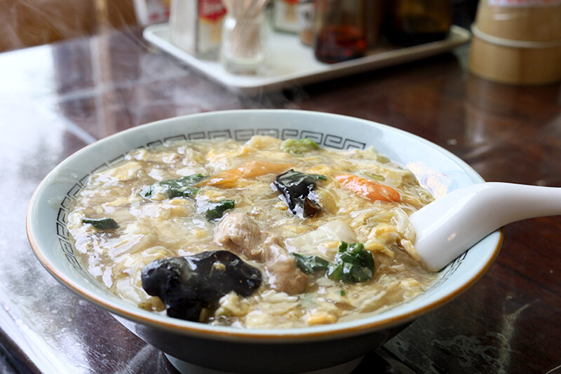 中華料理大門のあんかけとろ玉ラーメン
